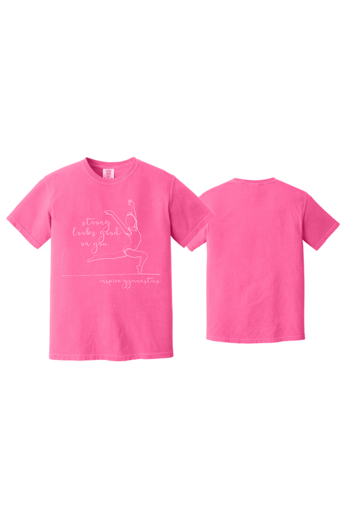 Inspire - YOUTH and ADULT Comfort Colors Strong Looks Good - Line Art