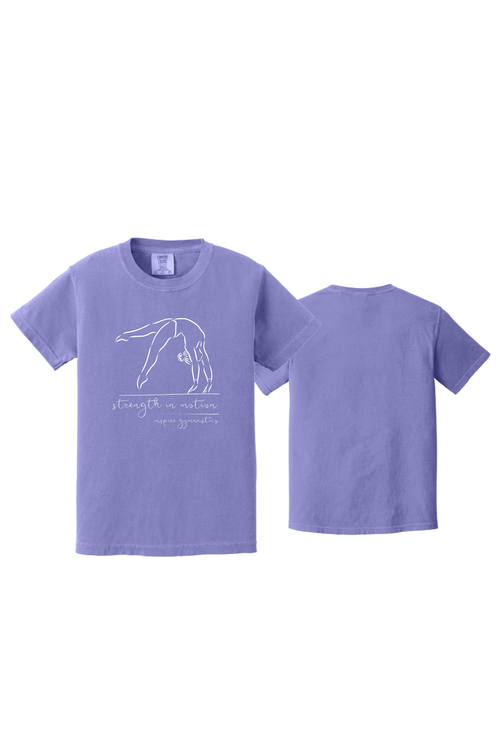 Inspire - YOUTH and ADULT Comfort Colors Strength in Motion - Line Art