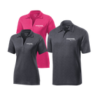 Inspire - Adult and Women's Classic Logo Heathered Performance Polo