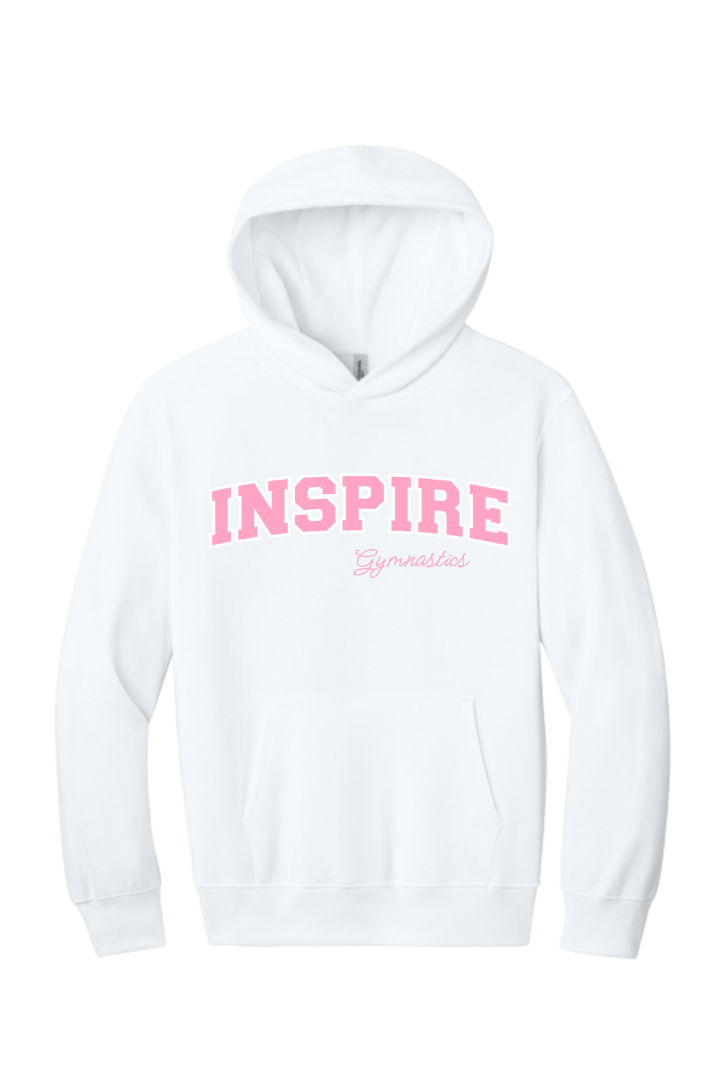 Inspire - Premium Embroidered Inspire (PINK SATIN) ARCH Hoodie