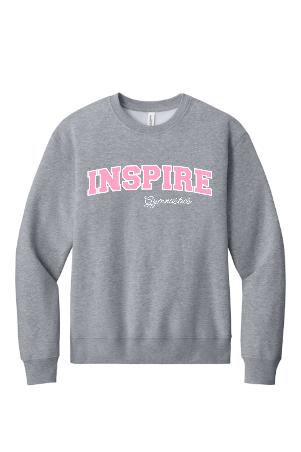 Inspire - Premium Embroidered INSPIRE (PINK SATIN) ARCH Crew