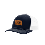 Rams Two-Tone Richardson Trucker Cap - Leather Patch
