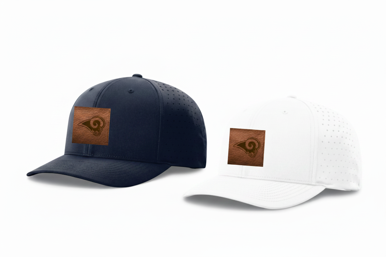 Rams Richardson Laser Perforated Cap - Leather Patch