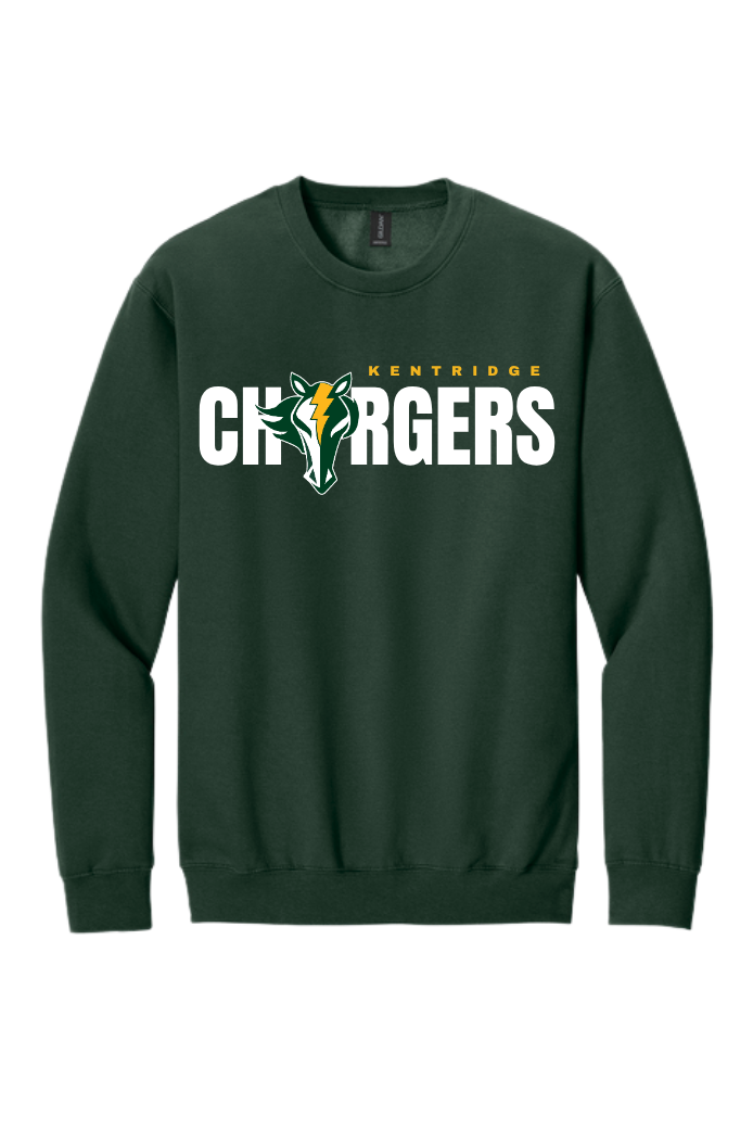 KR - Chargers Wordmark Crewneck