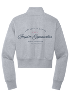 Inspire - Cursive Cropped 1/4-Zip
