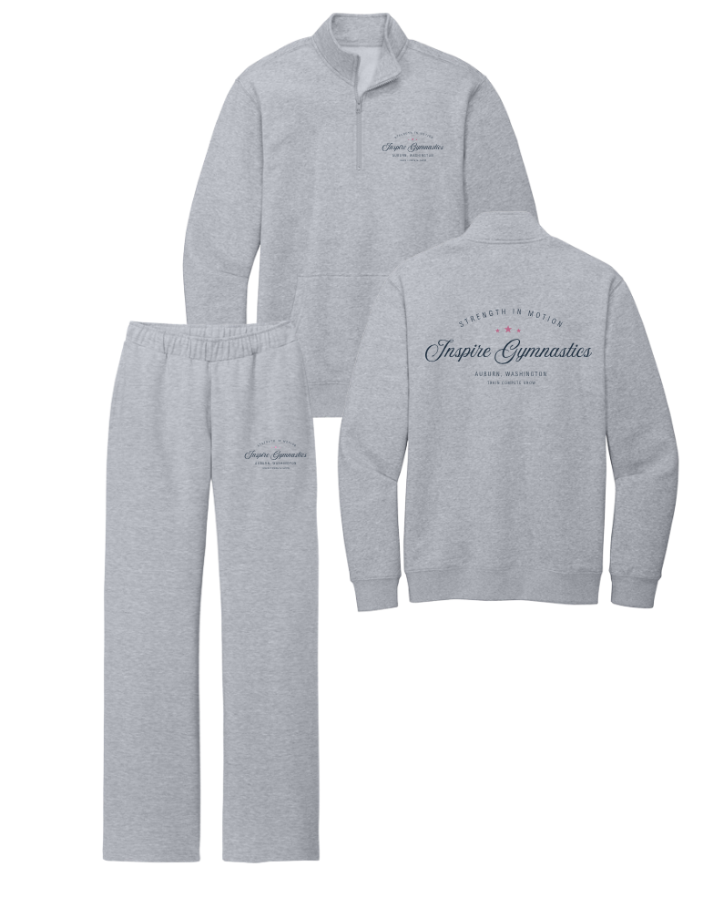 Inspire - Cursive Classic-Length 1/4-Zip