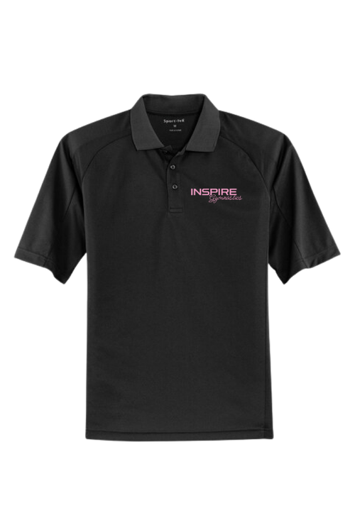 Inspire - Adult and Women's Classic Logo Mesh Inset Performance Polo