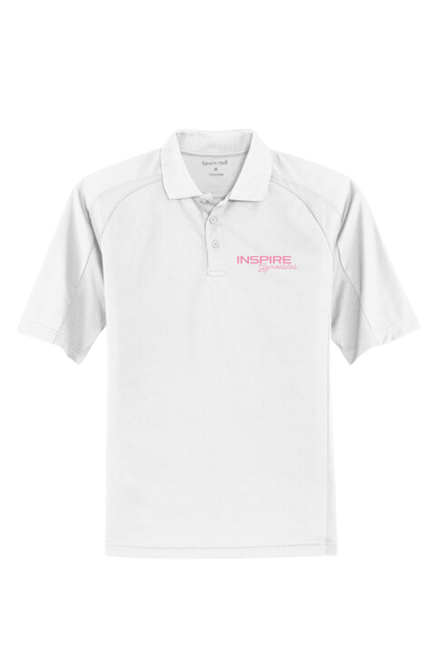 Inspire - Adult and Women's Classic Logo Mesh Inset Performance Polo