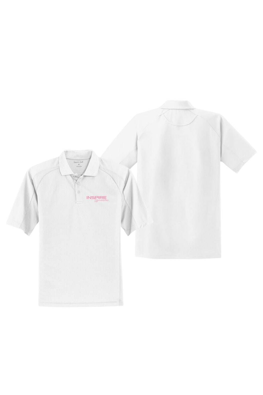 Inspire - Adult and Women's Classic Logo Mesh Inset Performance Polo