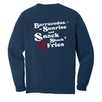 Barracudas Comfort Colors Sunrise and Fries T-Shirt