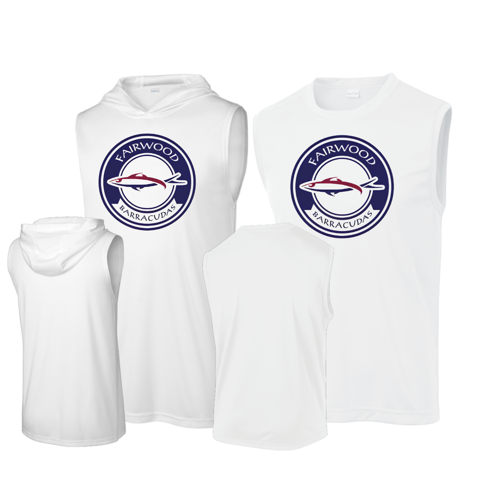Barracuda Classic Circle Sleeveless or Sleeveless Hoodie
