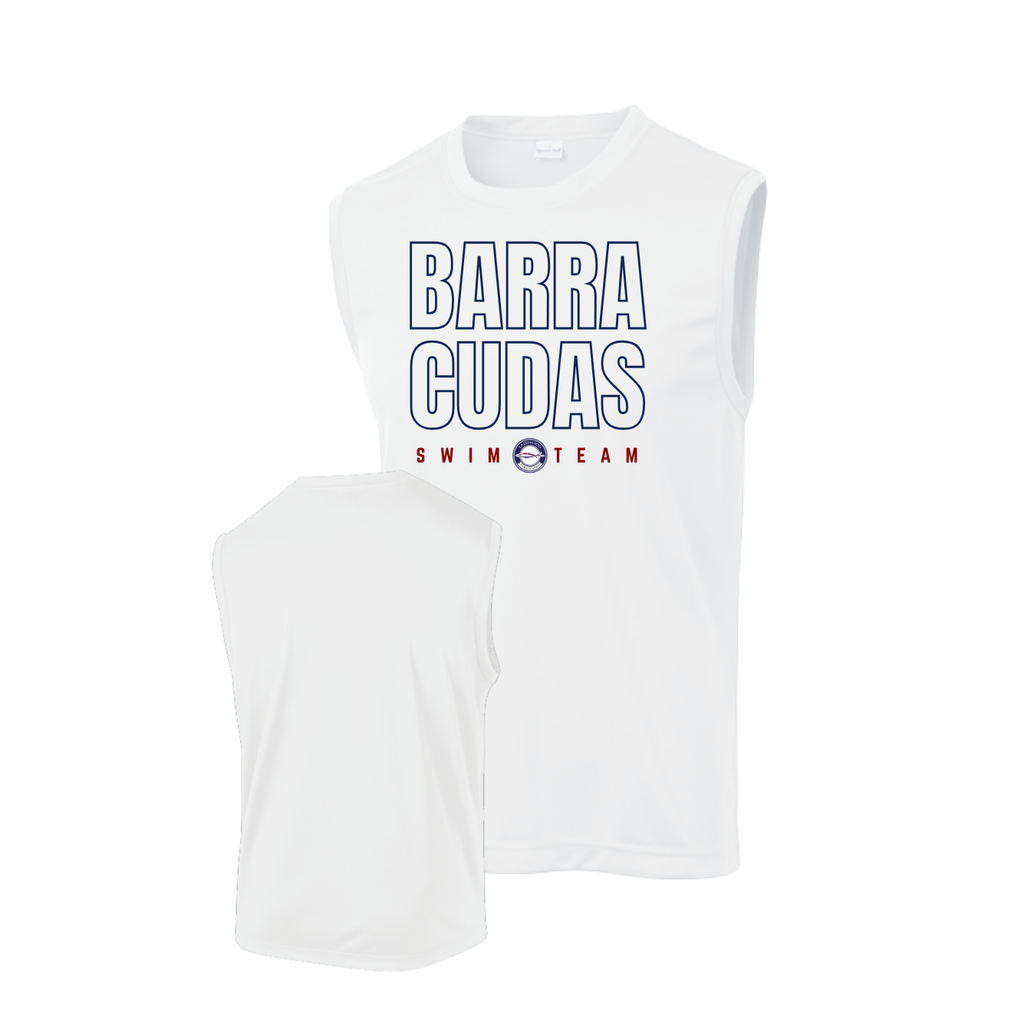 Barracuda Outline Sleeveless or Sleeveless Hoodie
