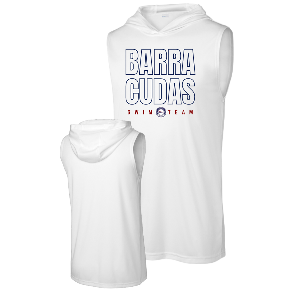 Barracuda Outline Sleeveless or Sleeveless Hoodie