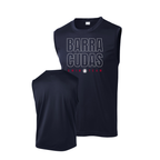 Barracuda Outline Sleeveless or Sleeveless Hoodie