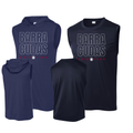 Barracuda Outline Sleeveless or Sleeveless Hoodie
