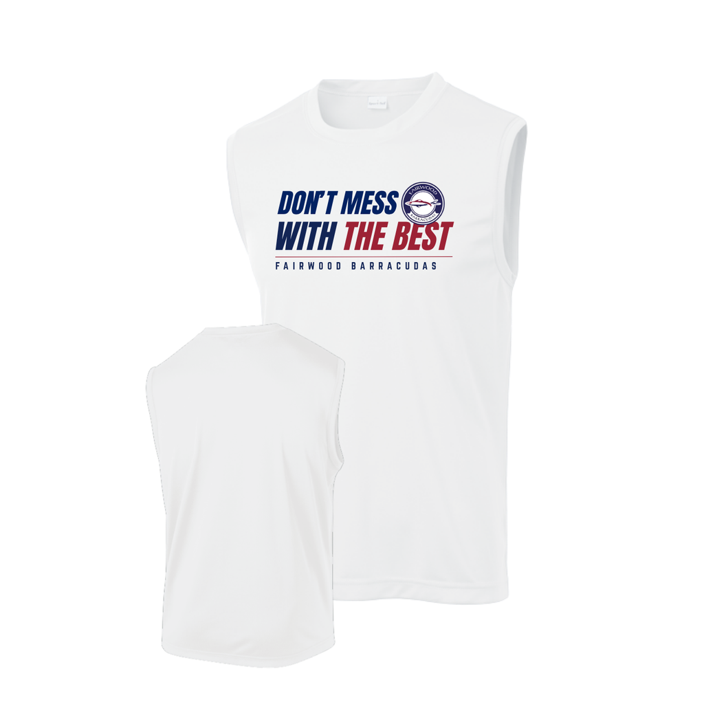Barracudas YOUTH - Don't Mess Sleeveless or Sleeveless Hoodie