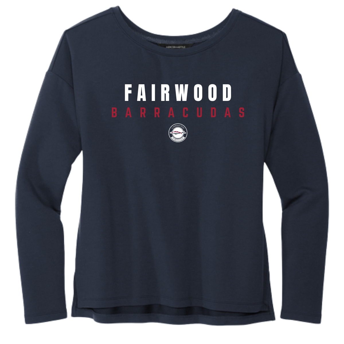 Barracudas Womens Stretch Drop-Shoulder Pullover
