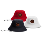 Barracudas New Era Bucket Hat - Leather Logo