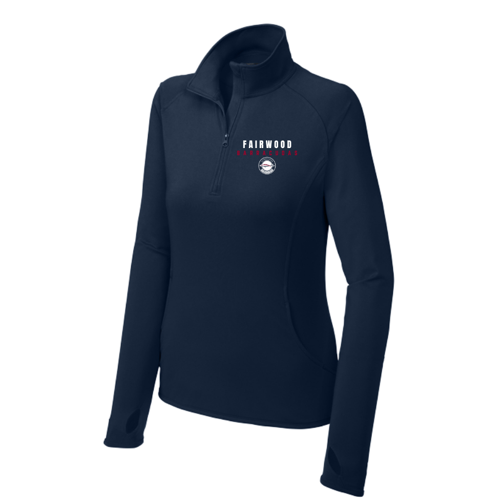 Barracudas Womens Performance Quarter-Zip Pullover