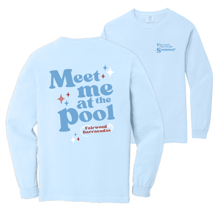 Barracudas Comfort Colors Meet Me at The Pool T-Shirt