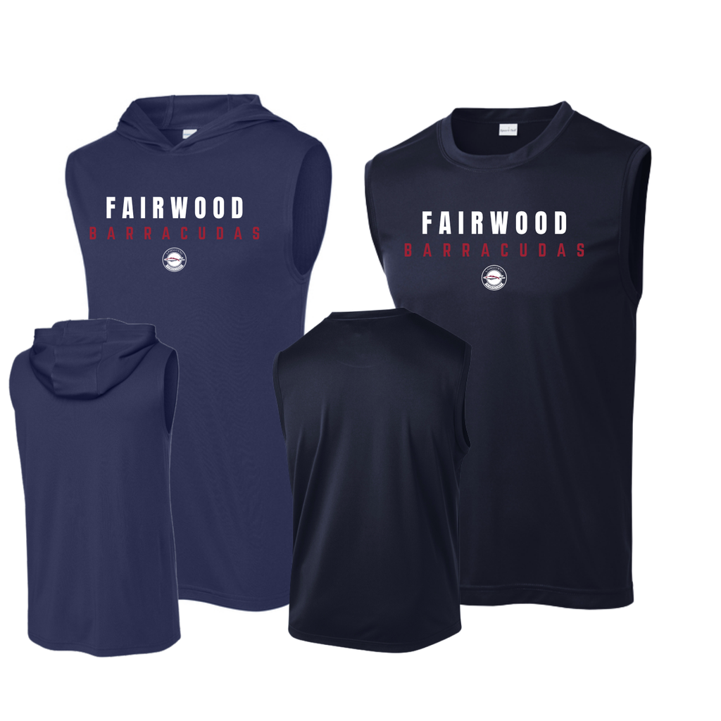 Barracuda YOUTH - Team Sleeveless or Sleeveless Hoodie