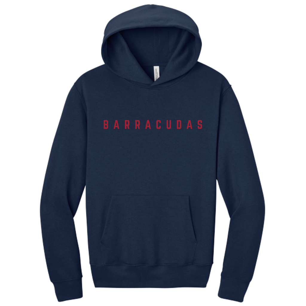 Barracudas Premium Embroidered Wordmark Hoodie