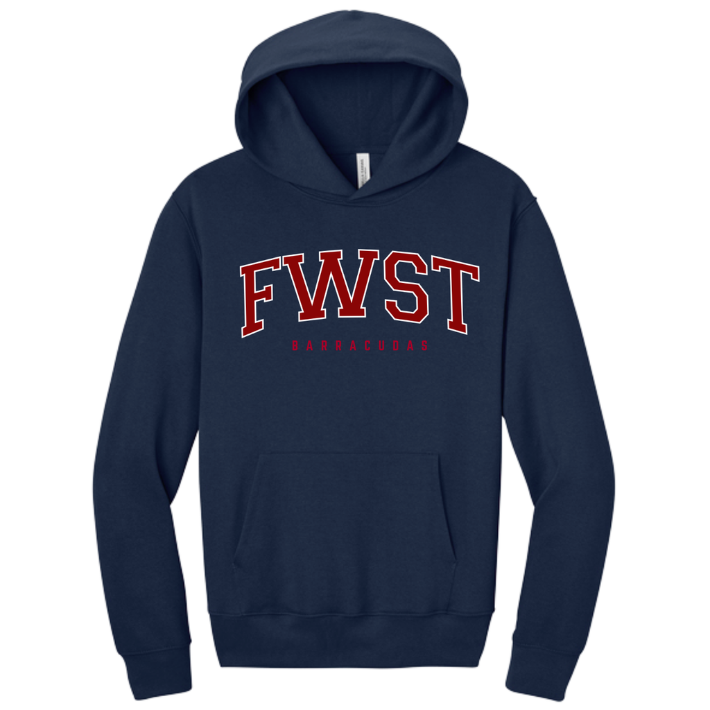 Barracudas Premium Embroidered FWST ARCH Hoodie
