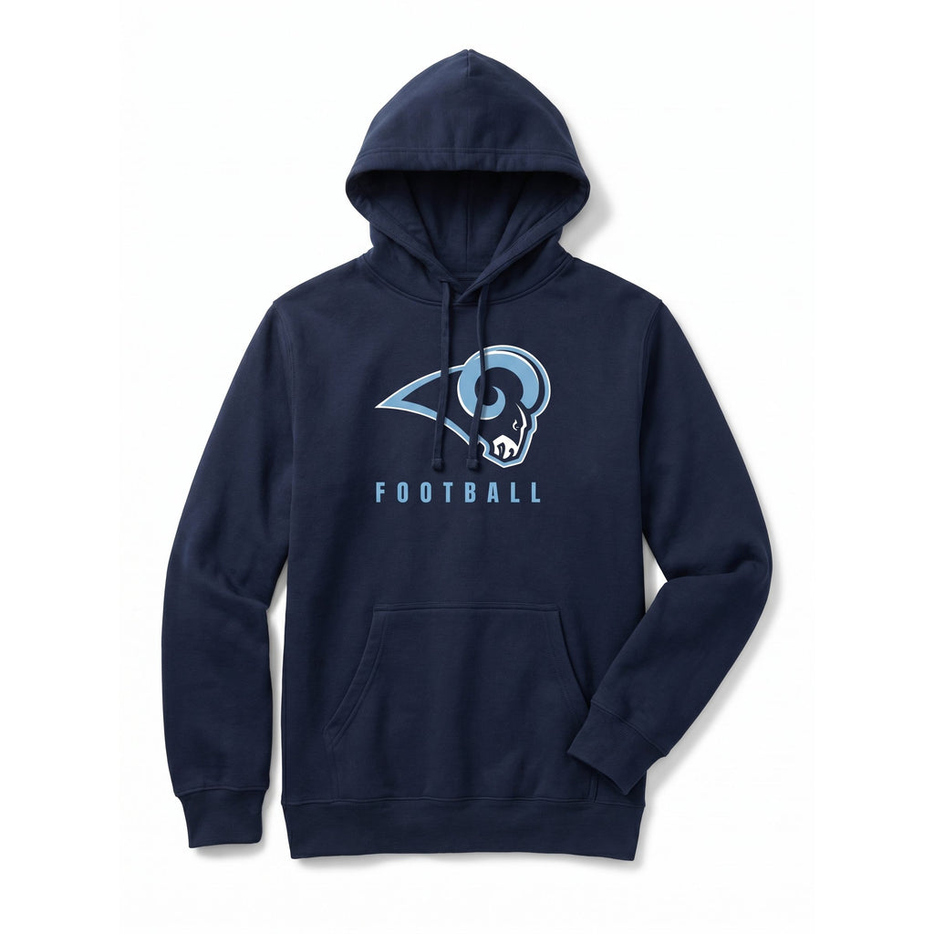 Rams Classic Football Hoodie or Crew